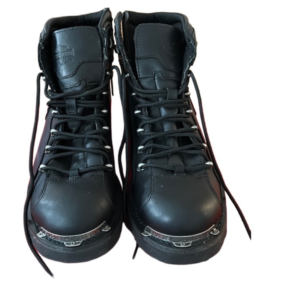 HARLEY DAVIDSON MOTORCYCLE ELECTRON BOOTS LEATHER